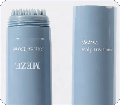 custom scalp oil care message bottle