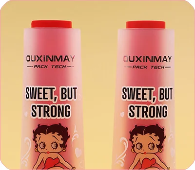 double chamber squeeze cosmetic tube