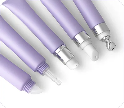 squeeze cosmetic tube with applicator